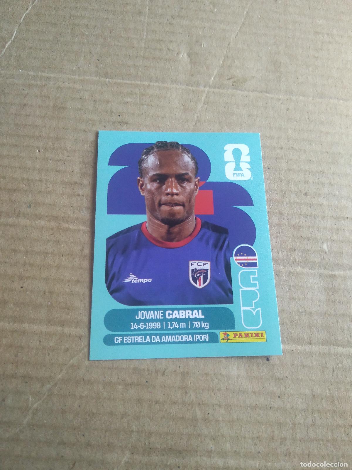 Cromos de f&uacute;tbol: CPV 16 JOVANE CABRAL CABO VERDE CROMO FUTBOL PANINI MUNDIAL 2026 WORLD CUP COPA MUNDO