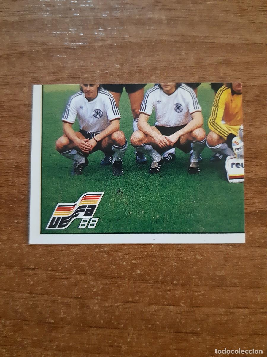 Cromos de f&uacute;tbol: N&deg;47 ALINEACI&Oacute;N ALEMANIA 3/4 EURO 88 PANINI EUROCOPA ALEMANIA 1988. NUNCA PEGADO, SIN PEGAR