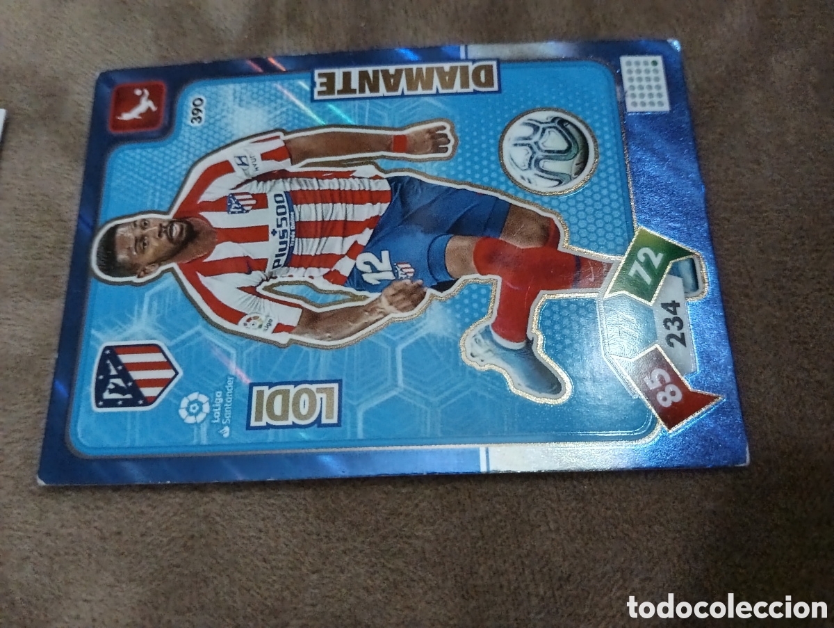 Cromos de f&uacute;tbol: Lodi Diamante N&ordm; 390 Atl&eacute;tico de Madrid La Liga Santander Adrenalyn XL 2019 2020 Panini 19 20