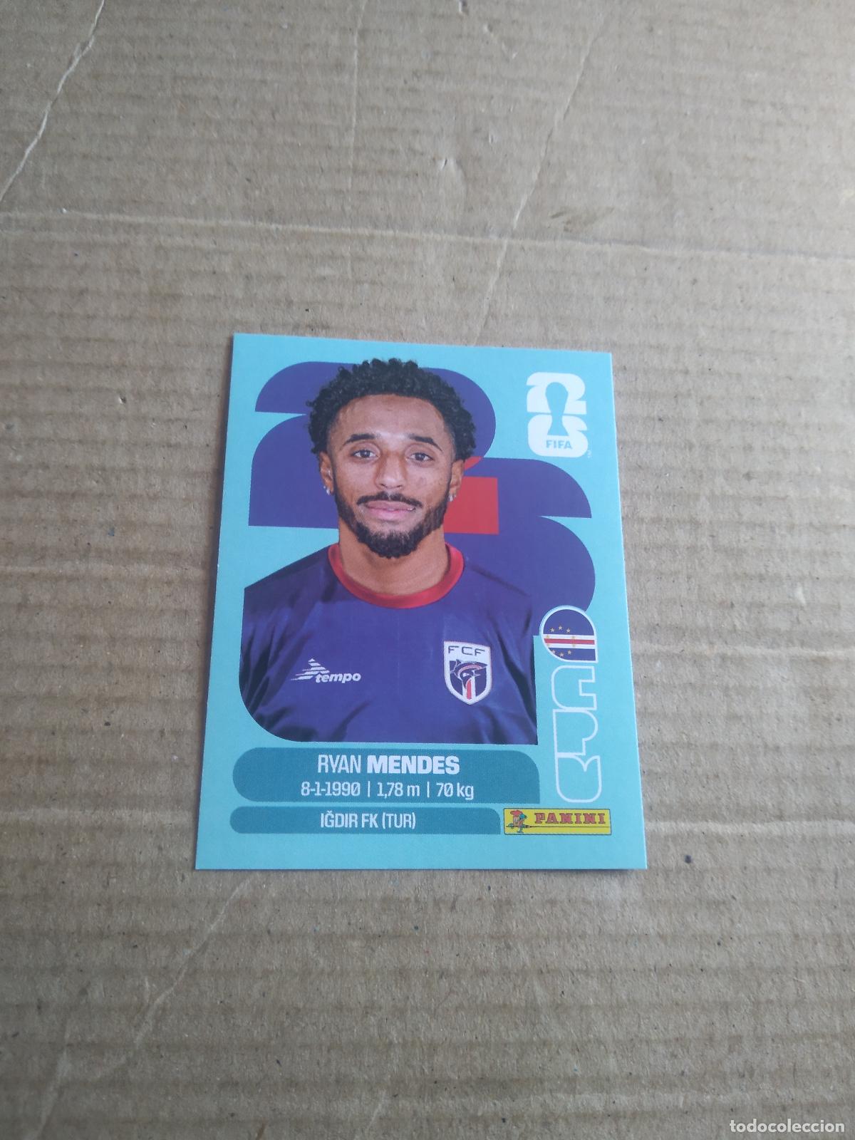 Cromos de f&uacute;tbol: CPV 17 RYAN MENDES CABO VERDE CROMO FUTBOL PANINI MUNDIAL 2026 WORLD CUP COPA MUNDO