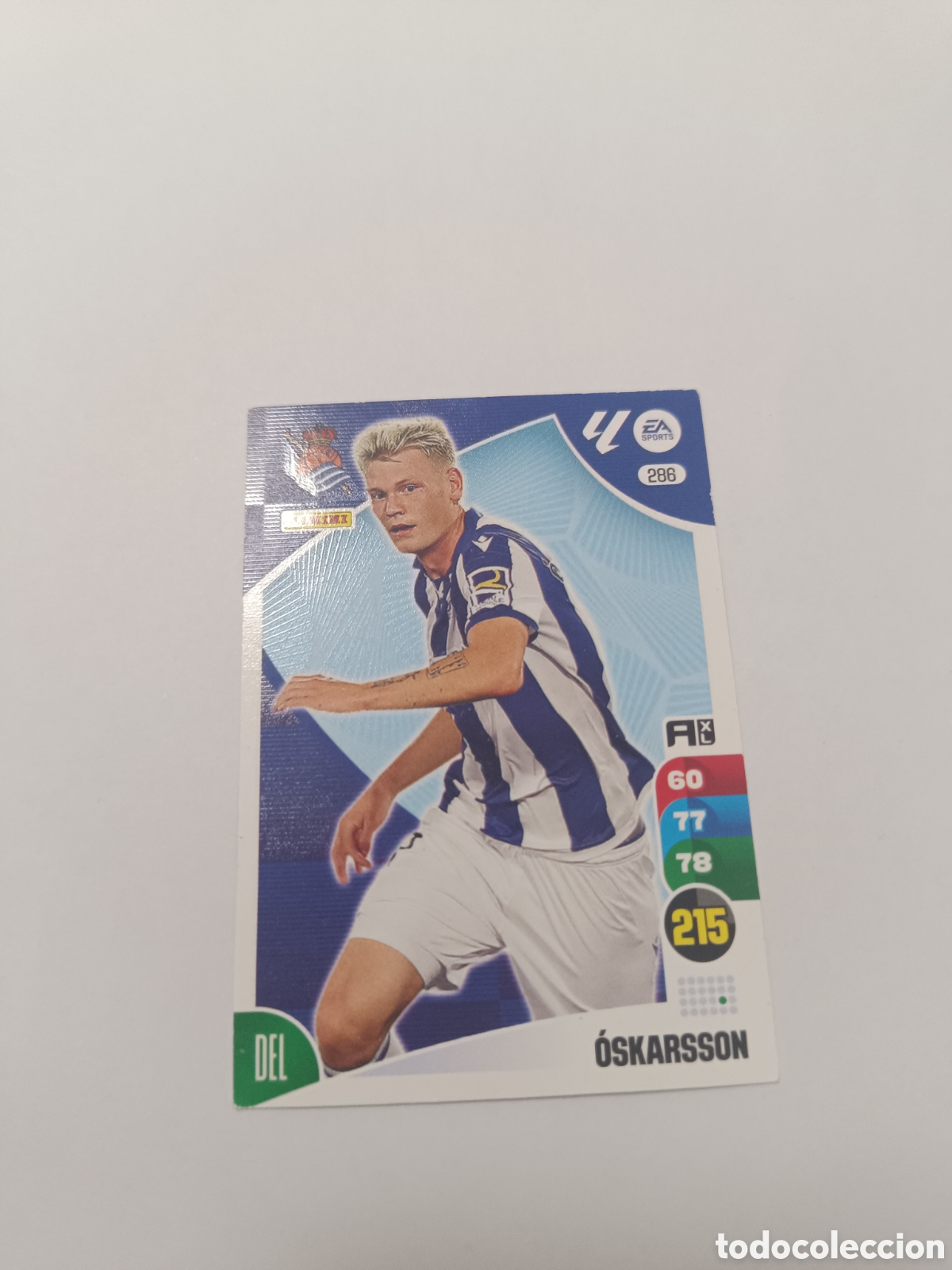 Cromos de f&uacute;tbol: Adrenalyn 24-25 real sociedad oskarsson 286