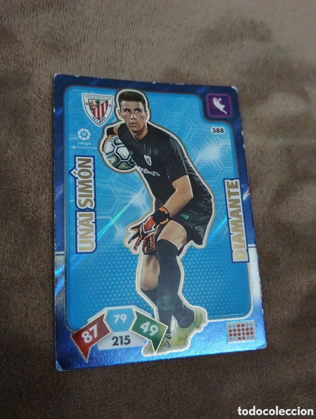 Cromos de f&uacute;tbol: 388 UNAI SIMON ATHLETIC DE BILBAO DIAMANTE FICHA ALBUM ADRENALYN XL 2019 2020 19 20
