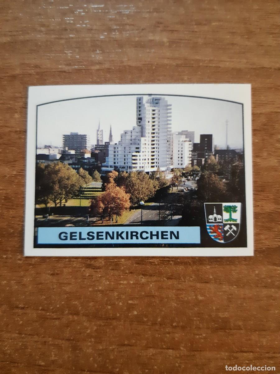 Fu&szlig;ball-Sticker: N&deg;27 GELSENKIRCHEN SEDE EURO 88 PANINI EUROCOPA ALEMANIA 1988. NUNCA PEGADO, SIN PEGAR