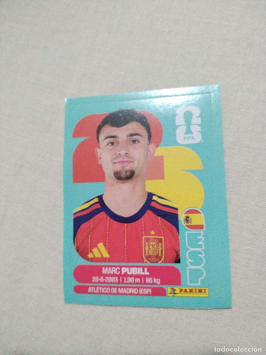 Cromos de f&uacute;tbol: CROMO MUNDIAL 2026 - ESPA&Ntilde;A MARC PUBILL
