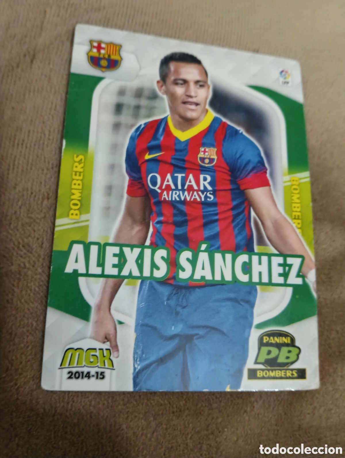 Cromos de f&uacute;tbol: 408 MEGACRACKS 14-15 ALEXIS S&Aacute;NCHEZ - F.C. BARCELONA - PANINI MGK 2014-2015 FICHAS BOMBERS