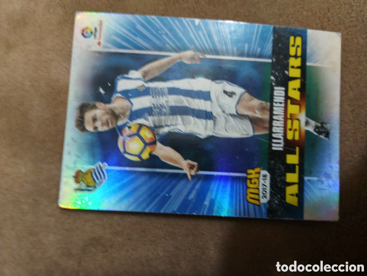 Cromos de f&uacute;tbol: N&ordm; 457 ILLARRAMENDI ALL STARS REAL SOCIEDAD CROMO F&Uacute;TBOL PANINI MEGACRACKS 2017-2018, MGK LIGA 17-18