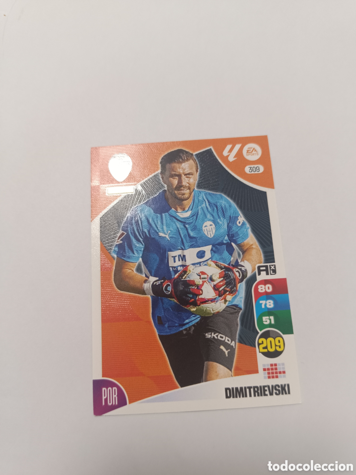 Cromos de f&uacute;tbol: Adrenalyn 24-25 valencia 309 dimitrievski
