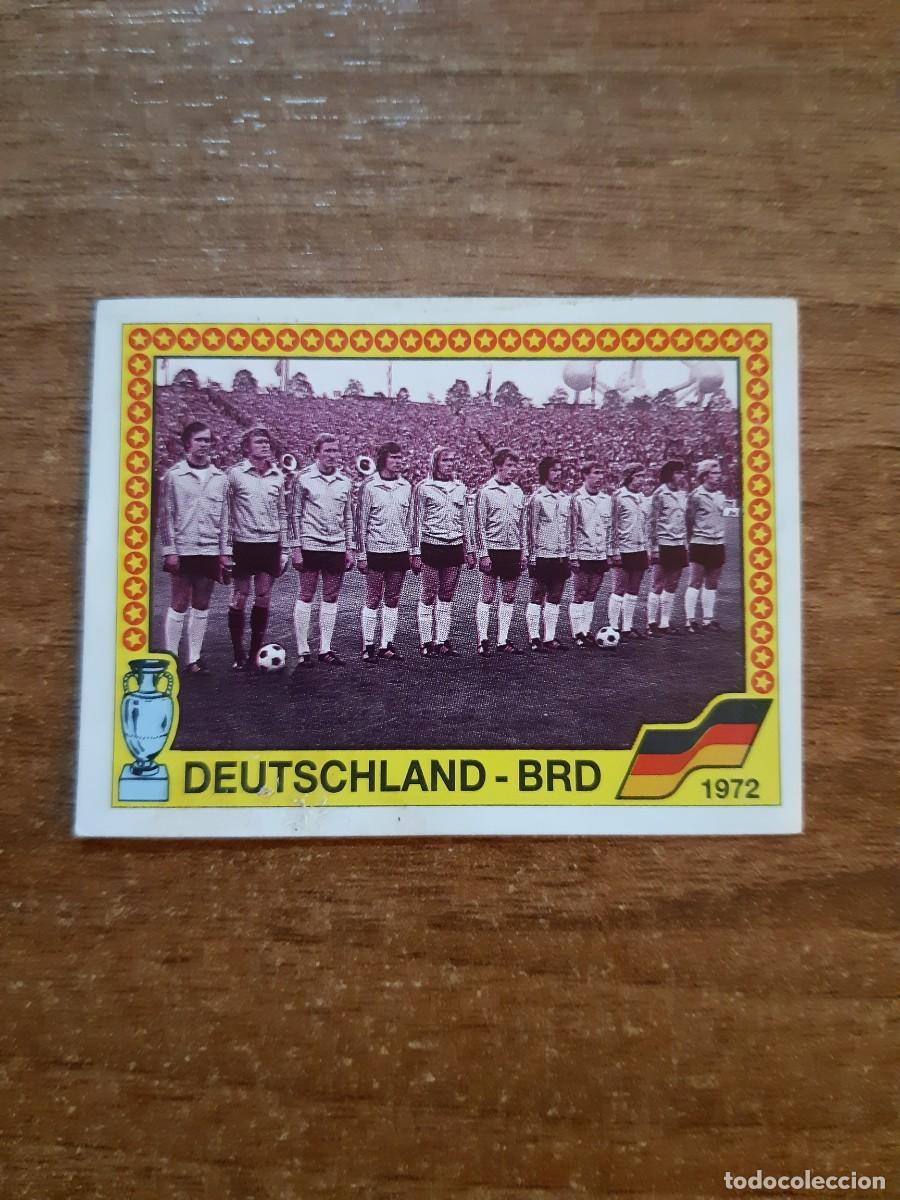 Cromos de f&uacute;tbol: N&deg;11 ALINEACI&Oacute;N ALEMANIA CAMPEON 1972 EURO 88 PANINI EUROCOPA ALEMANIA 1988. NUNCA PEGADO, SIN PEGAR