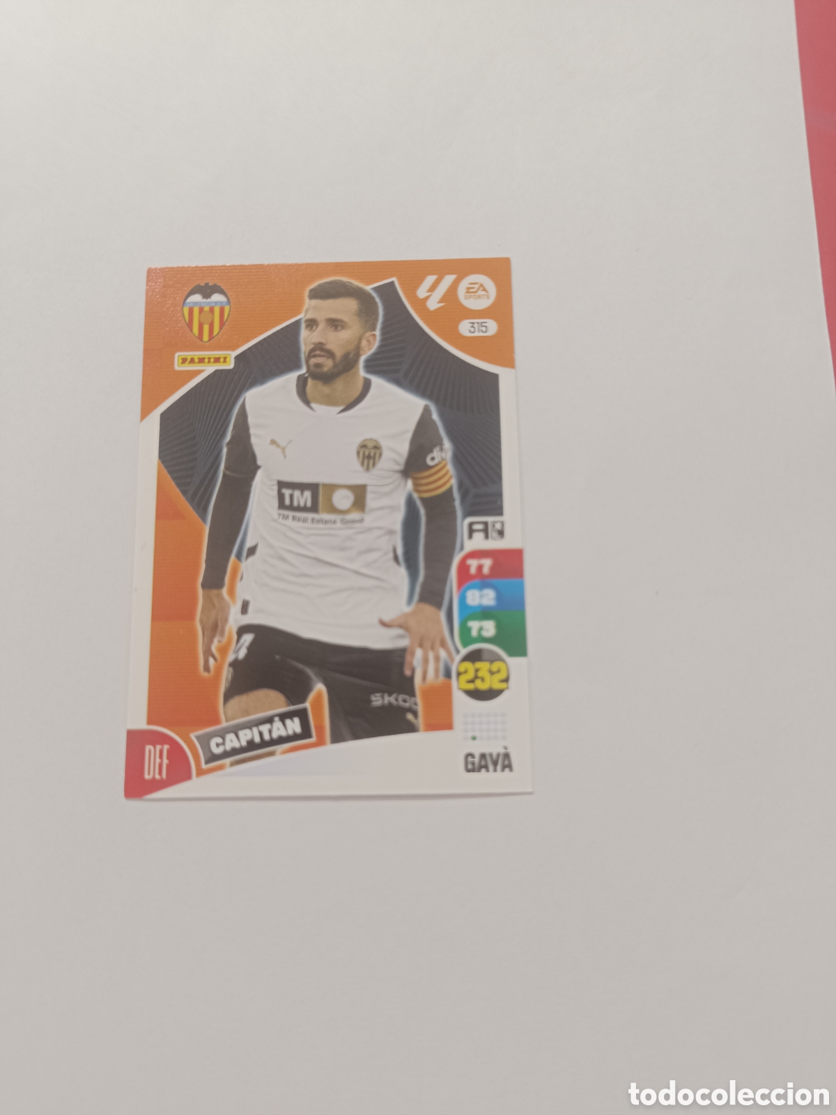 Cromos de f&uacute;tbol: Adrenalyn 24-25 valencia 315 gaya