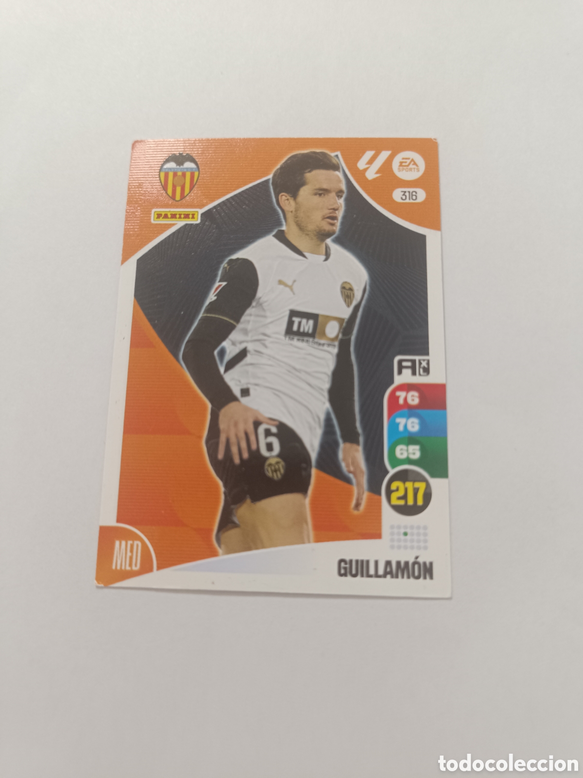 Cromos de f&uacute;tbol: Adrenalyn 24-25 valencia 316 guillamon