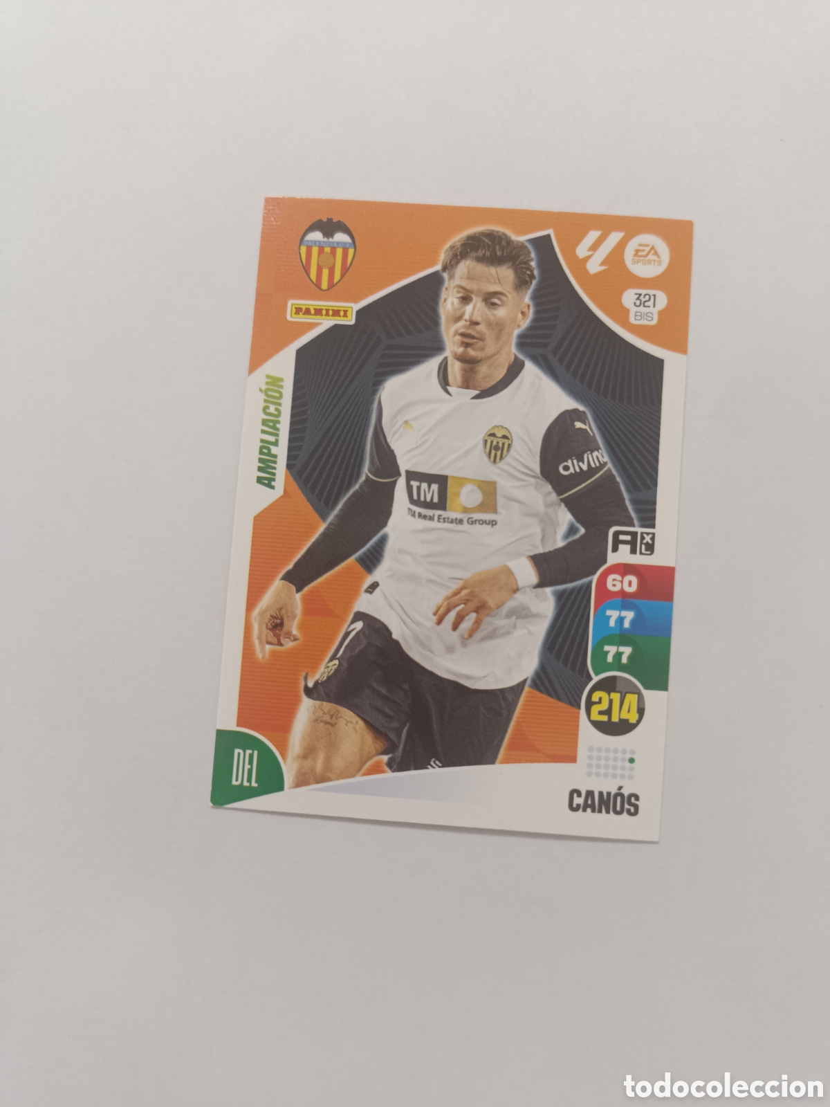 Cromos de f&uacute;tbol: Adrenalyn 24-25 valencia 321 bis canos