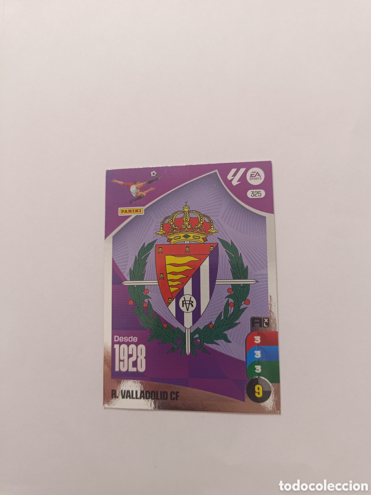 Cromos de f&uacute;tbol: Adrenalyn 24-25 Valladolid 325 escudo