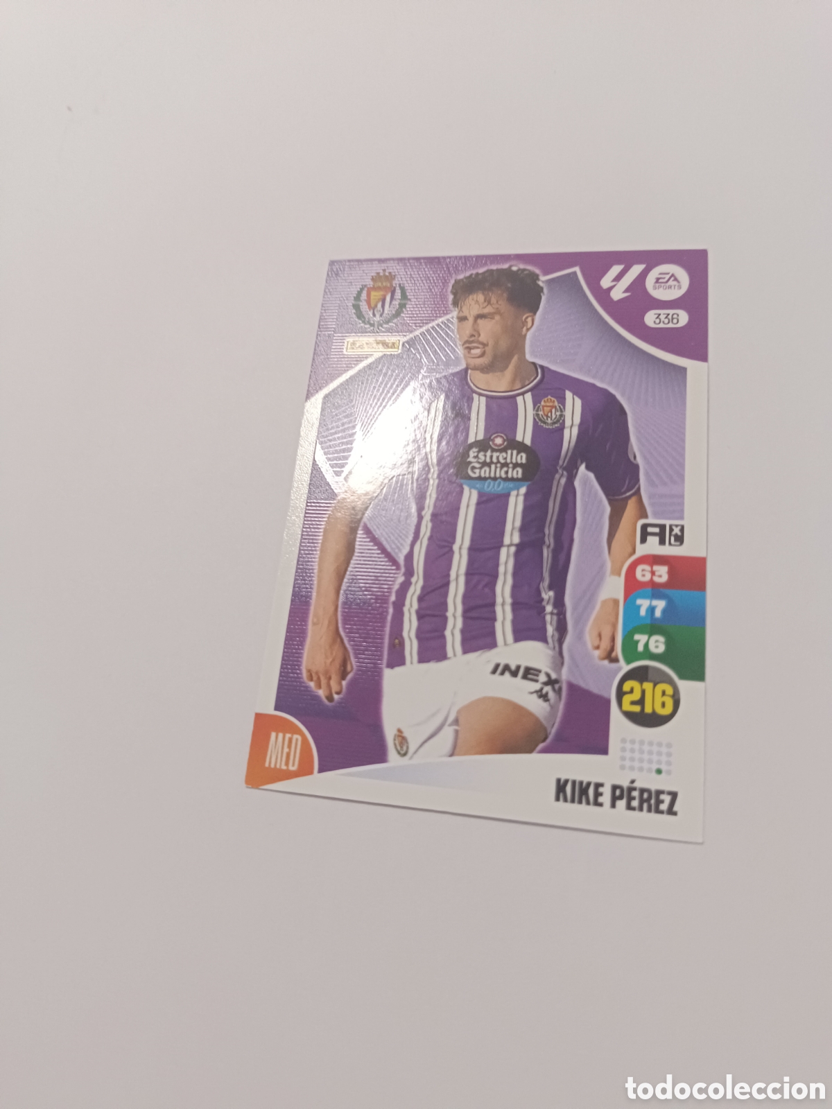Cromos de f&uacute;tbol: Adrenalyn 24-25 Valladolid 336 kike perez