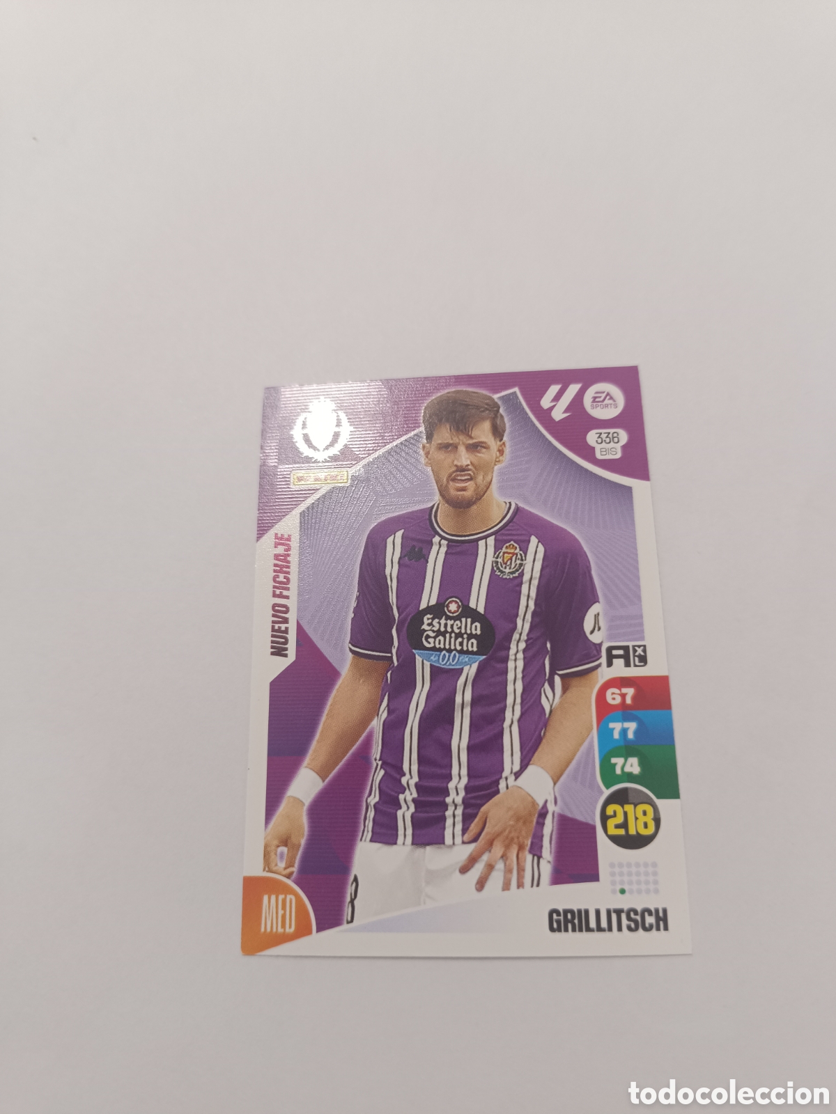 Cromos de f&uacute;tbol: Adrenalyn 24-25 Valladolid 336 bis grillitsch
