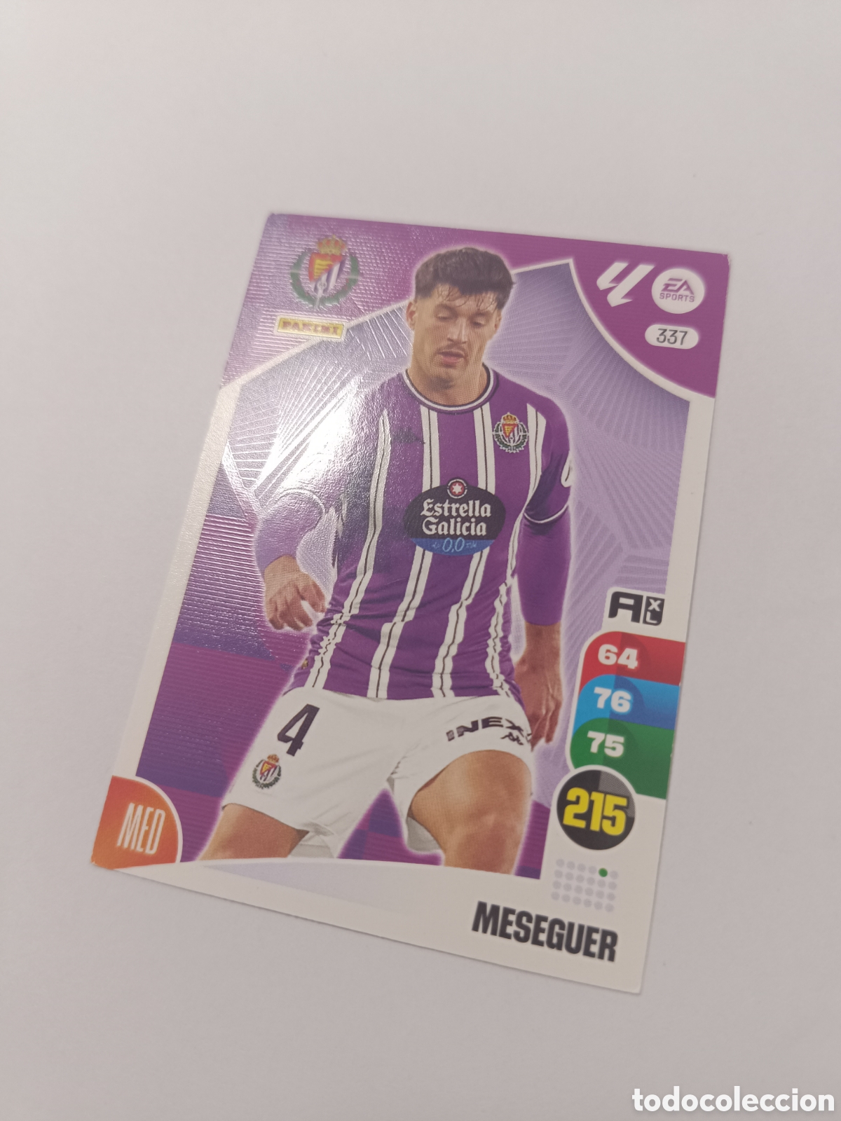 Cromos de f&uacute;tbol: Adrenalyn 24-25 Valladolid meseguer 337