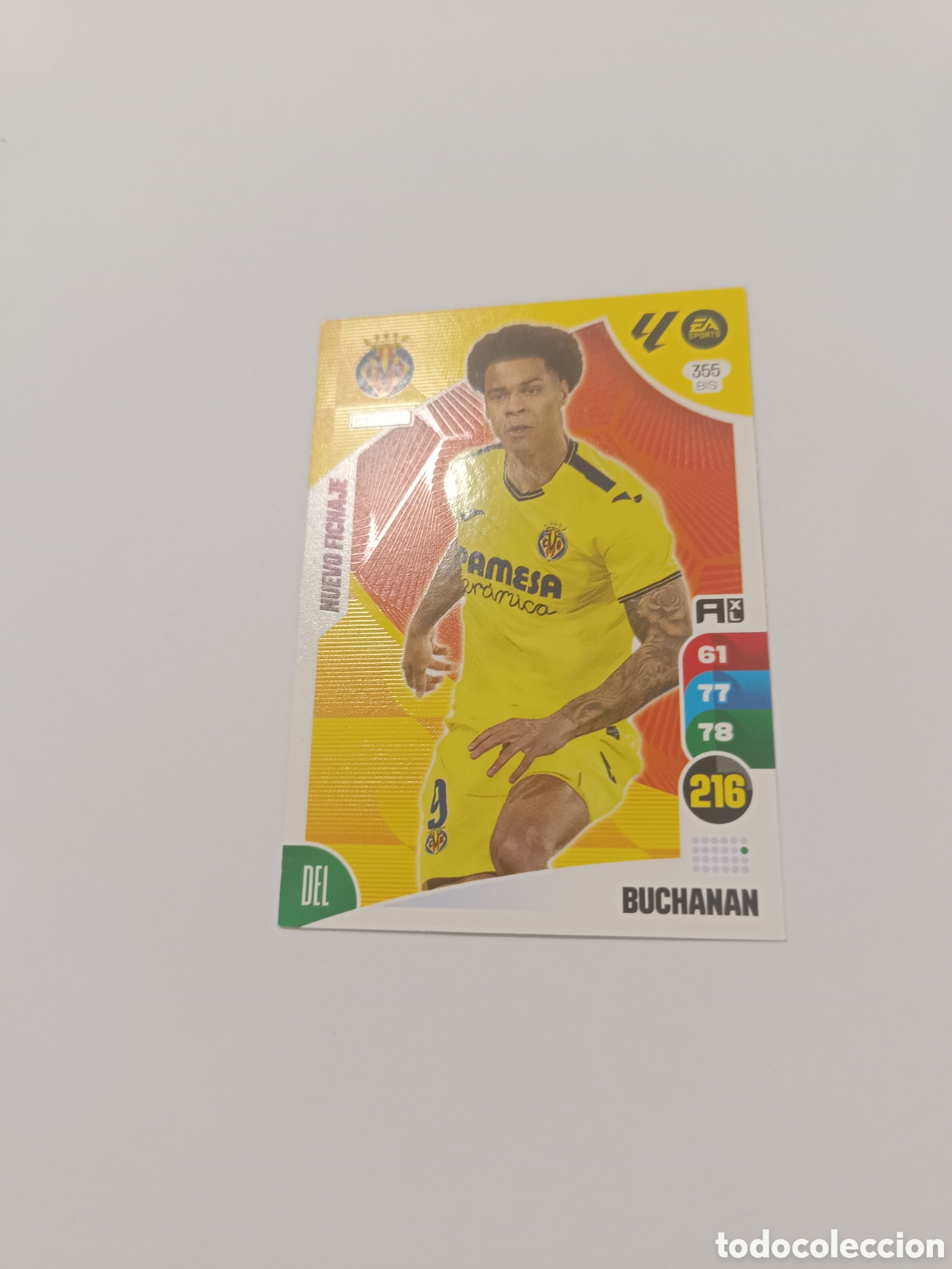 Cromos de f&uacute;tbol: Adrenalyn 24-25 Villarreal 355 bis buchanan