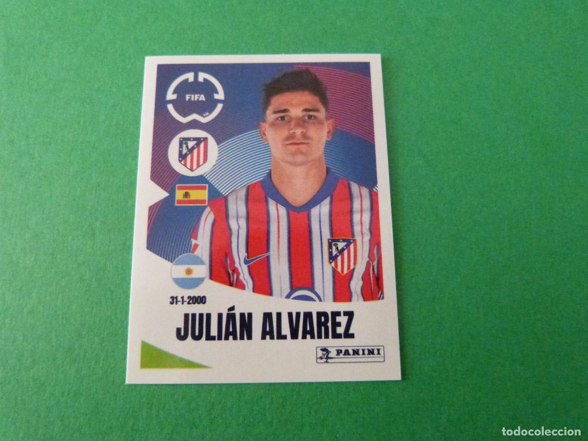 Cromos de f&uacute;tbol: CROMO FUTBOL JULIAN ALVAREZ ATLETICO DE MADRID SIN PEGAR N&ordm; 90 CLUB WORLD CUP 2025 PANINI