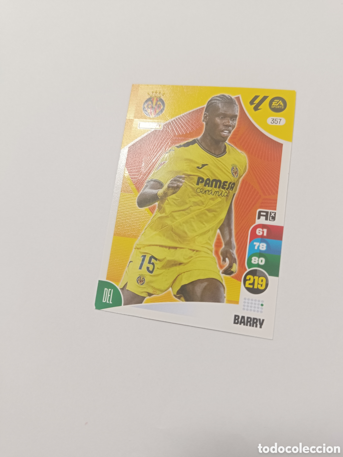 Cromos de f&uacute;tbol: Adrenalyn 24-25 Villarreal 357 barry