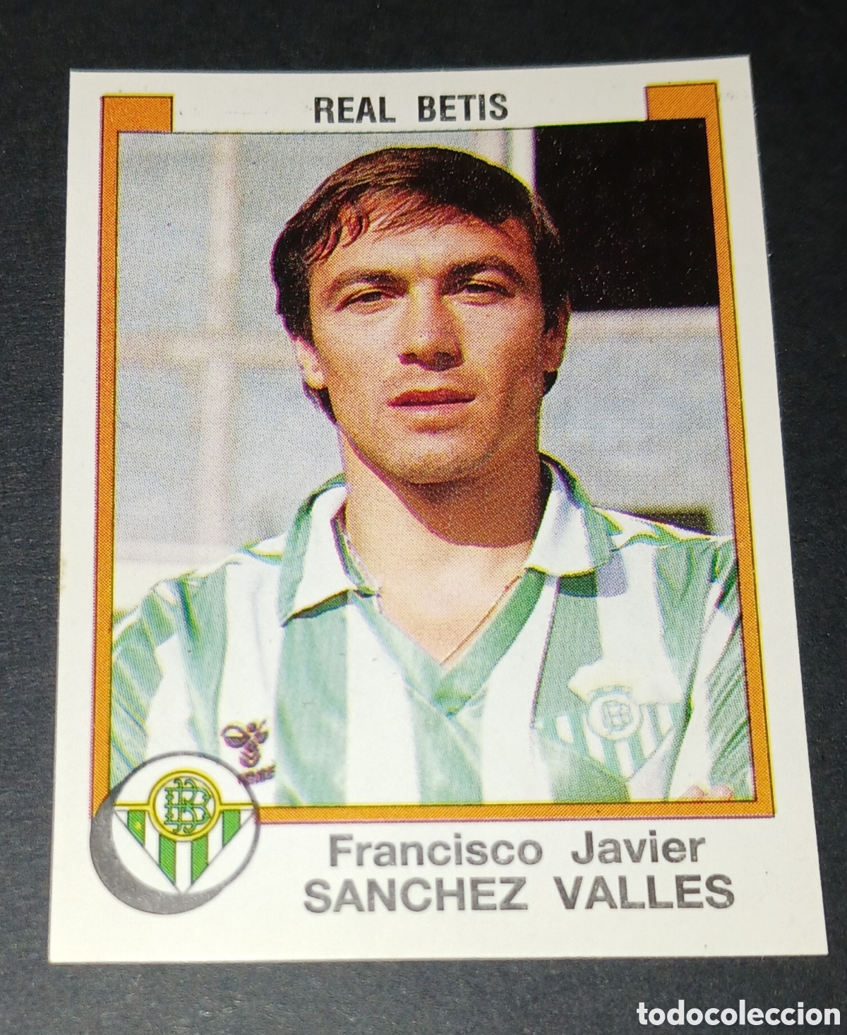 Cromos de f&uacute;tbol: Cromo 68 Francisco Javier S&aacute;nchez Valles (Real Betis) F&uacute;tbol 88 87-88 1987-1988 Panini sin pegar