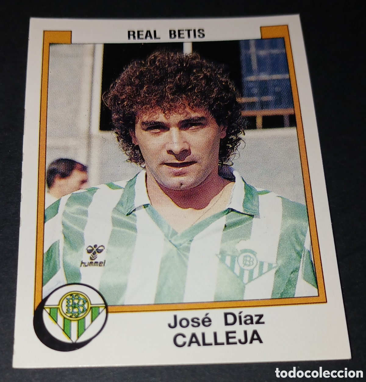 Cromos de f&uacute;tbol: Cromo 69 Jos&eacute; D&iacute;az Calleja (Real Betis) F&uacute;tbol 88 87-88 1987-1988 Panini sin pegar nunca pegado