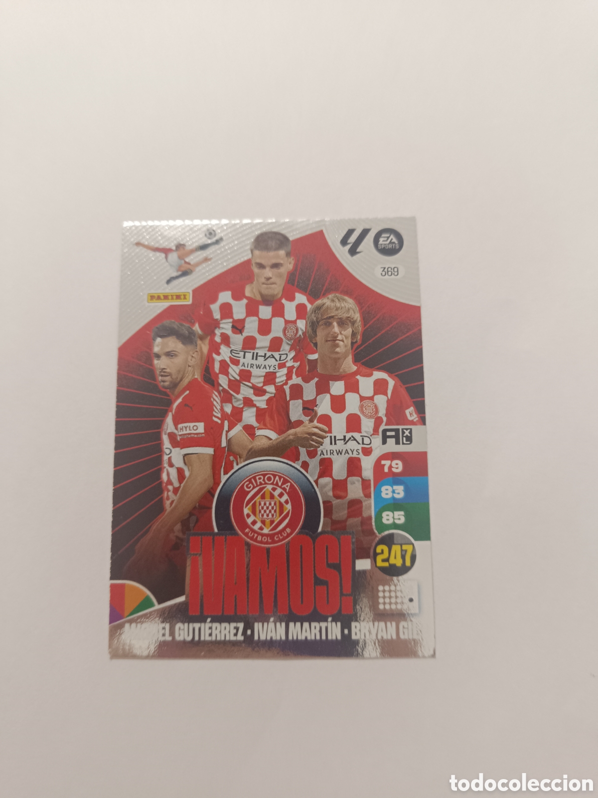 Cromos de f&uacute;tbol: Adrenalyn 24-25 vamos 369 Girona