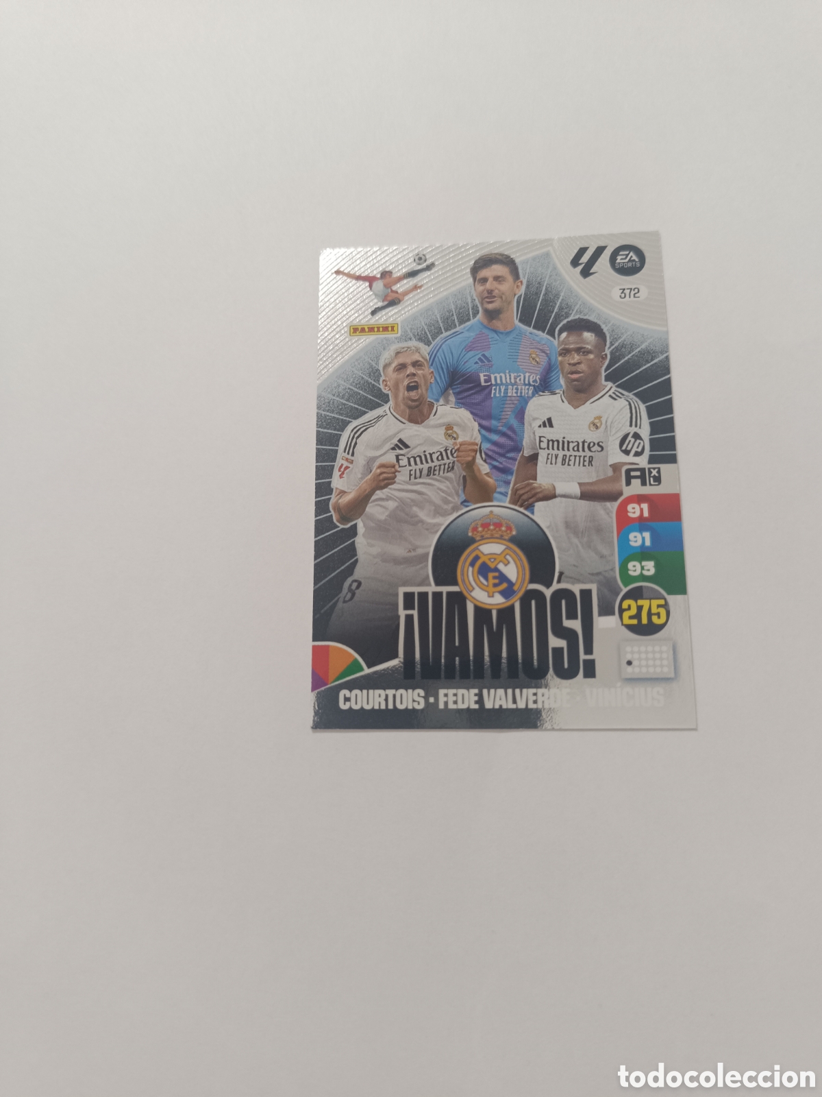 Cromos de f&uacute;tbol: Adrenalyn 24-25 vamos 372 real Madrid