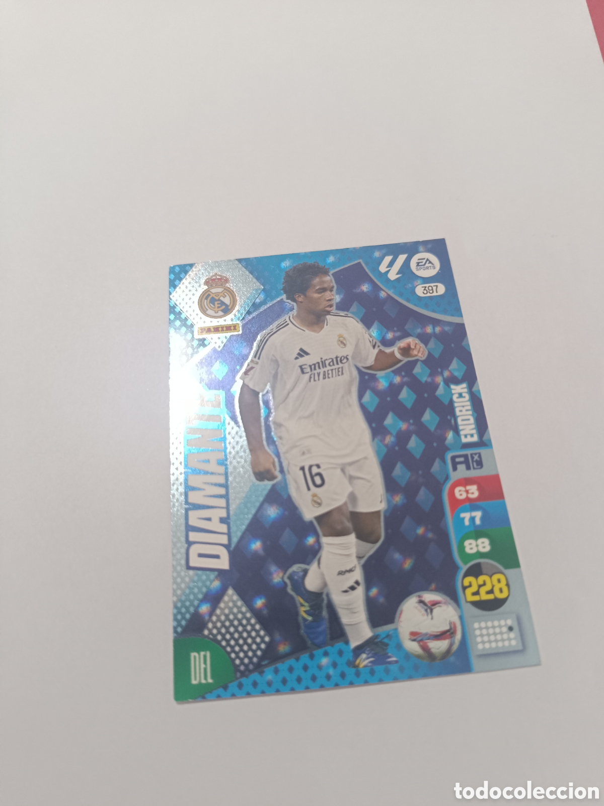 Cromos de f&uacute;tbol: Adrenalyn 24-25 diamante 397 endrick