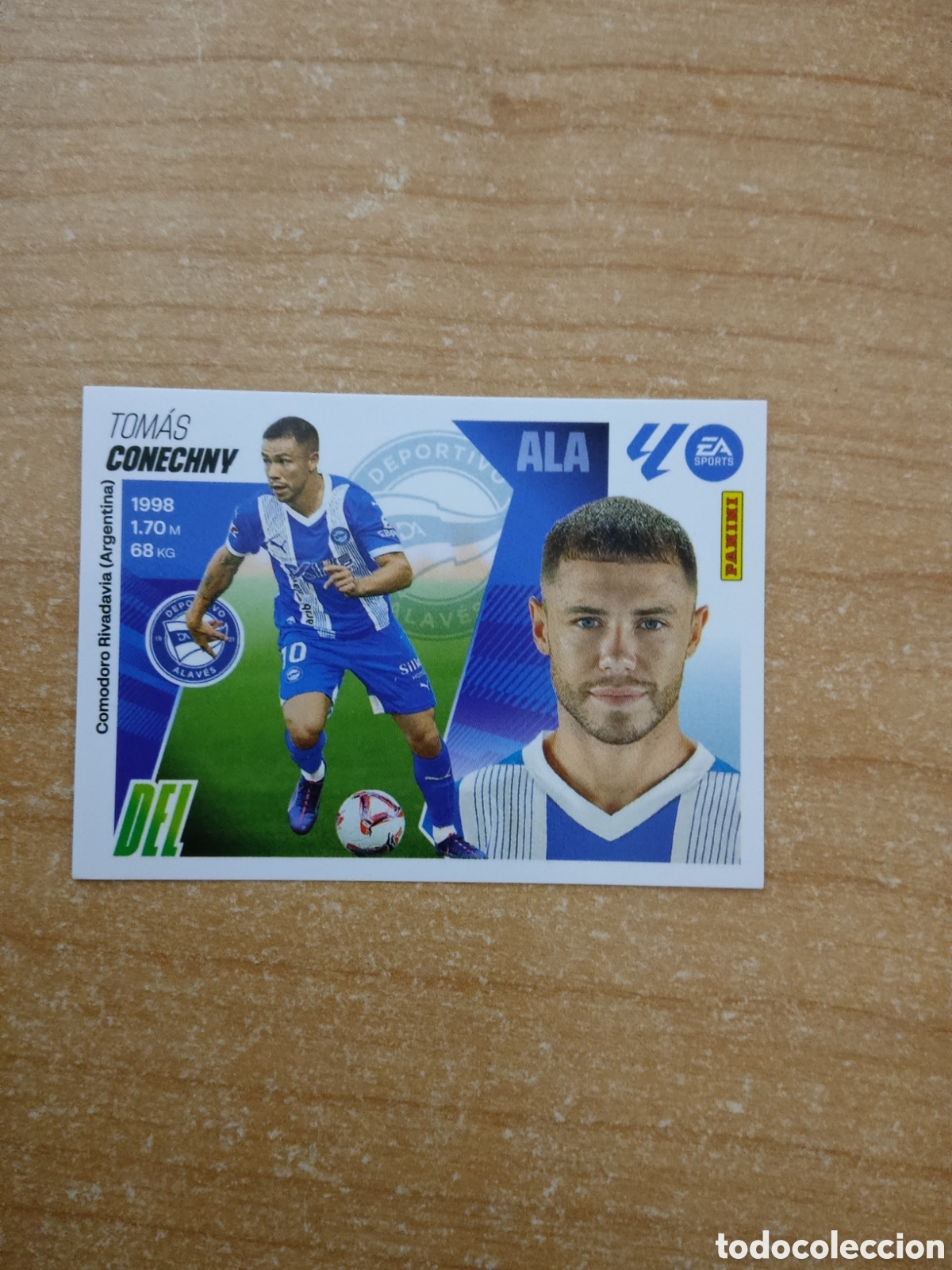 Cromos de f&uacute;tbol: 19 TOMAS CONECHNY ALAVES LIGA ESTE 2025 2026