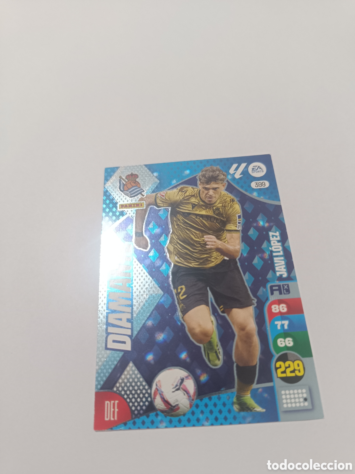 Cromos de f&uacute;tbol: Adrenalyn 24-25 diamante Javi L&oacute;pez 399