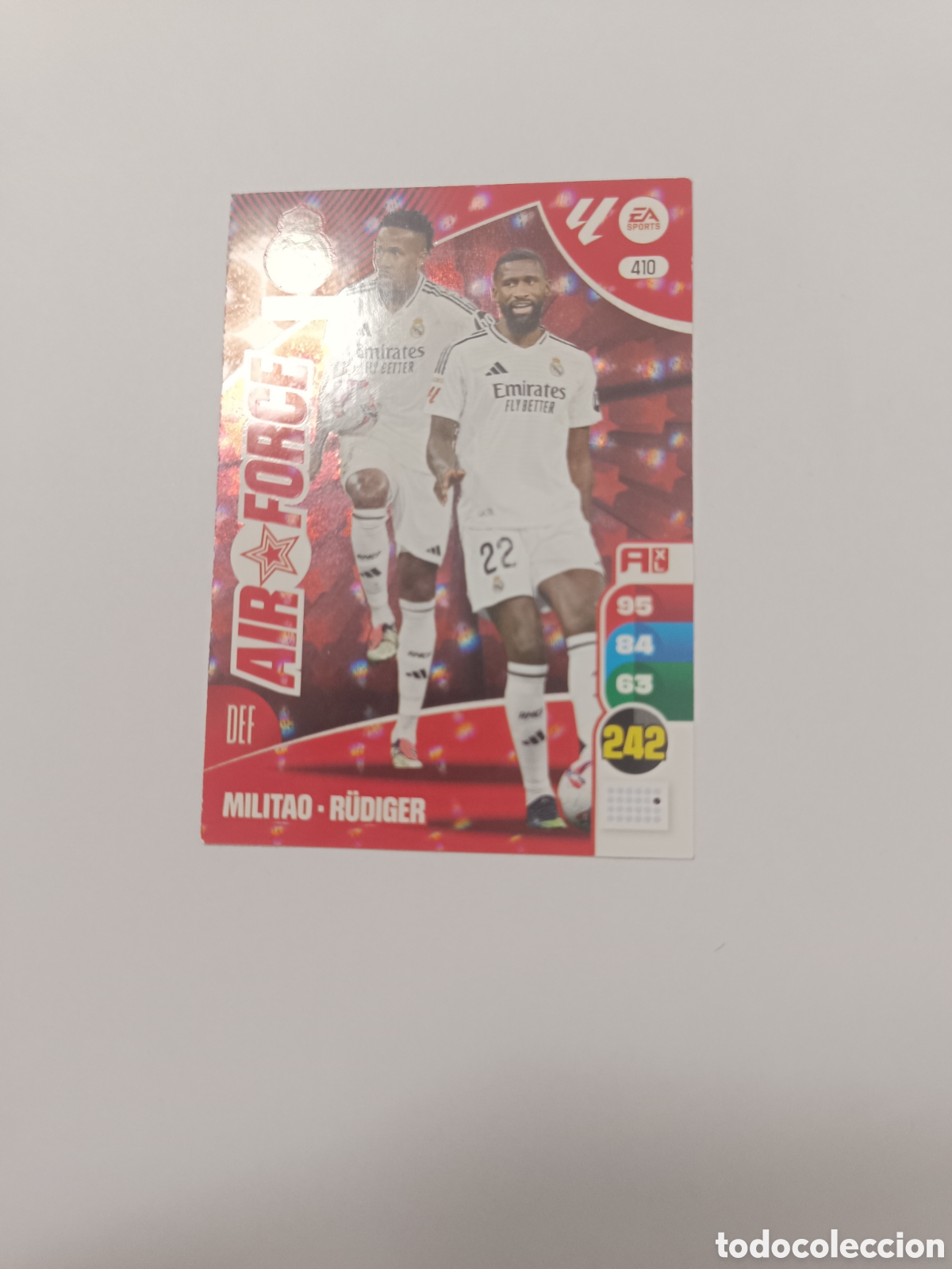 Cromos de f&uacute;tbol: Adrenalyn 24-25 Air force 410 real Madrid