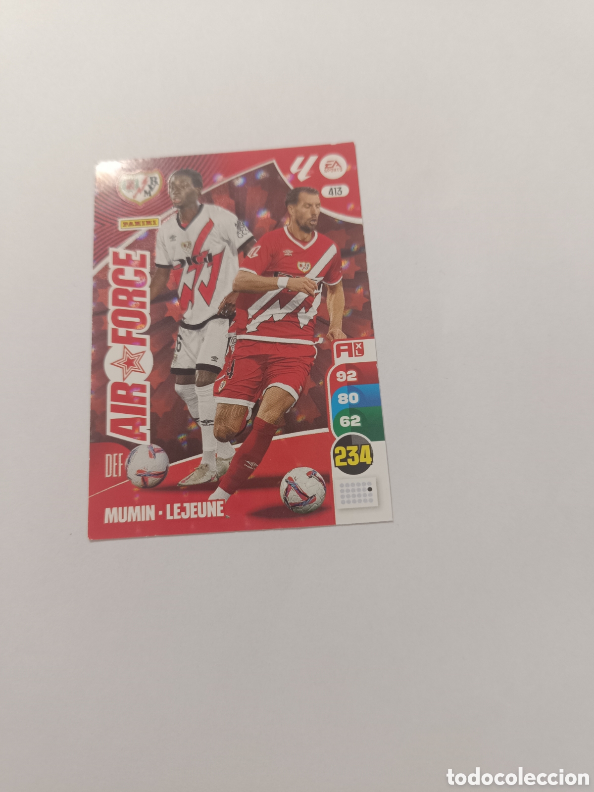 Cromos de f&uacute;tbol: Adrenalyn 24-25 Air force 413 rayo vallecano
