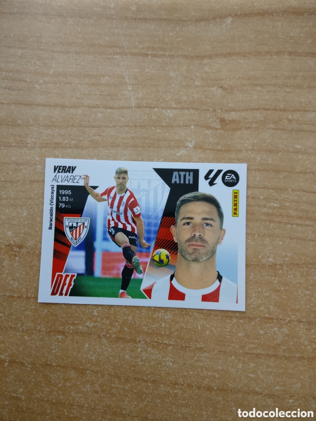 Cromos de f&uacute;tbol: 8 YERAY ATHLETIC CLUB LIGA ESTE 2025 2026