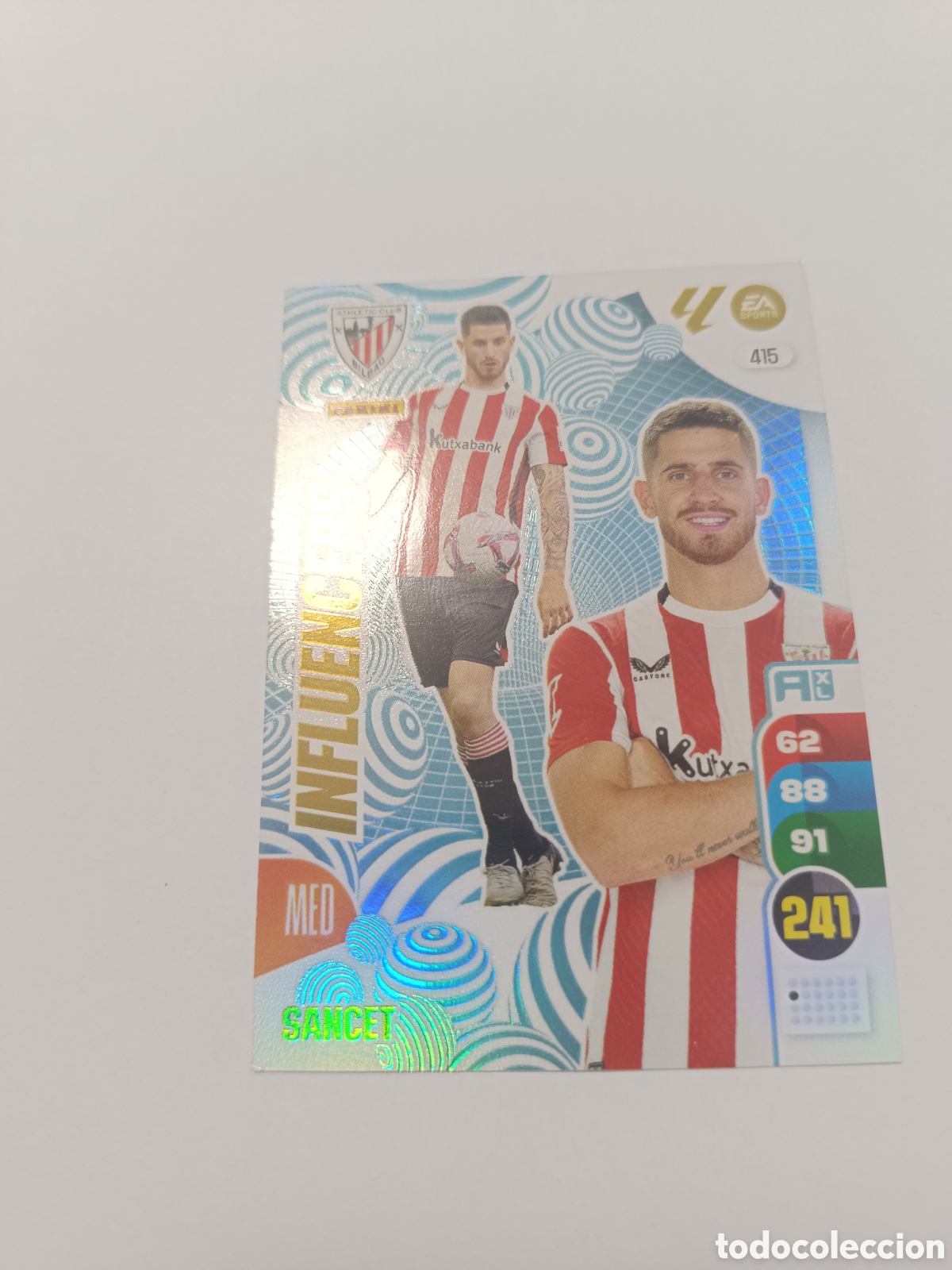Cromos de f&uacute;tbol: Adrenalyn 24-25 influencers sancet 415