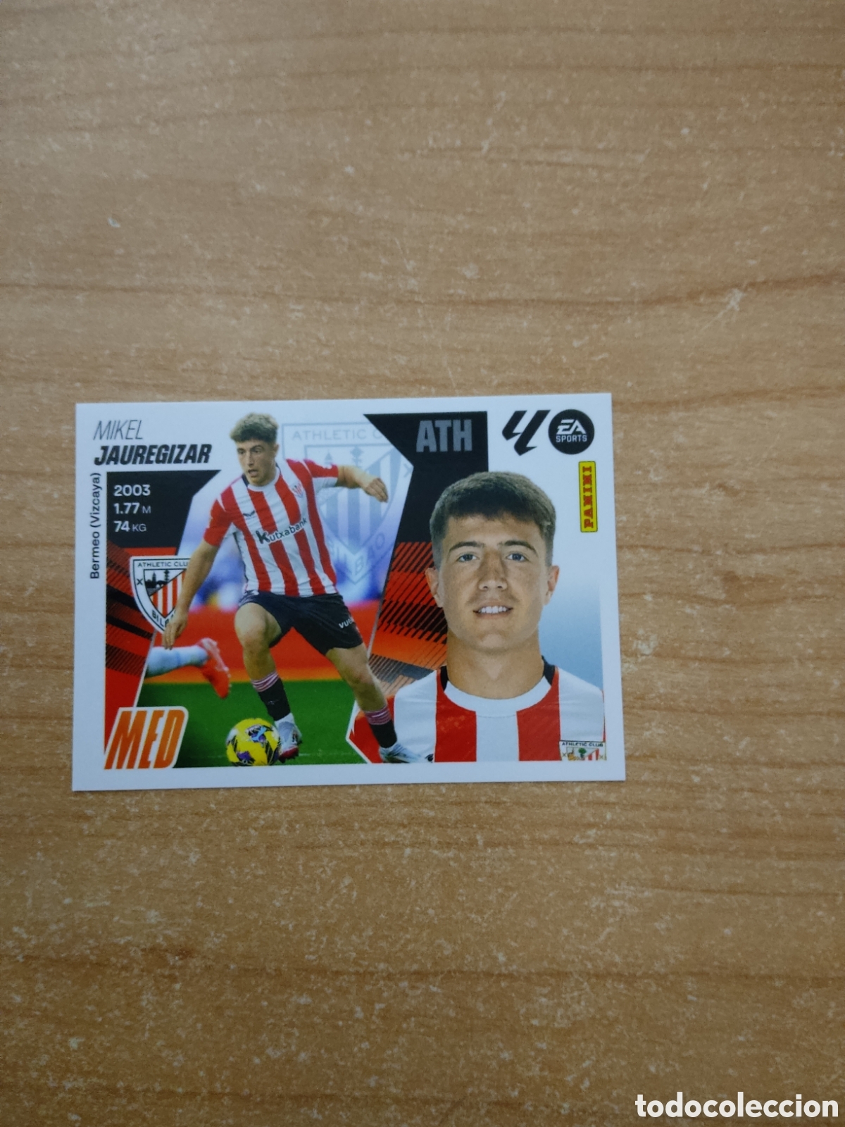 Cromos de f&uacute;tbol: 11 JAUREGUIZAR ATHLETIC CLUB LIGA ESTE 2025 2026