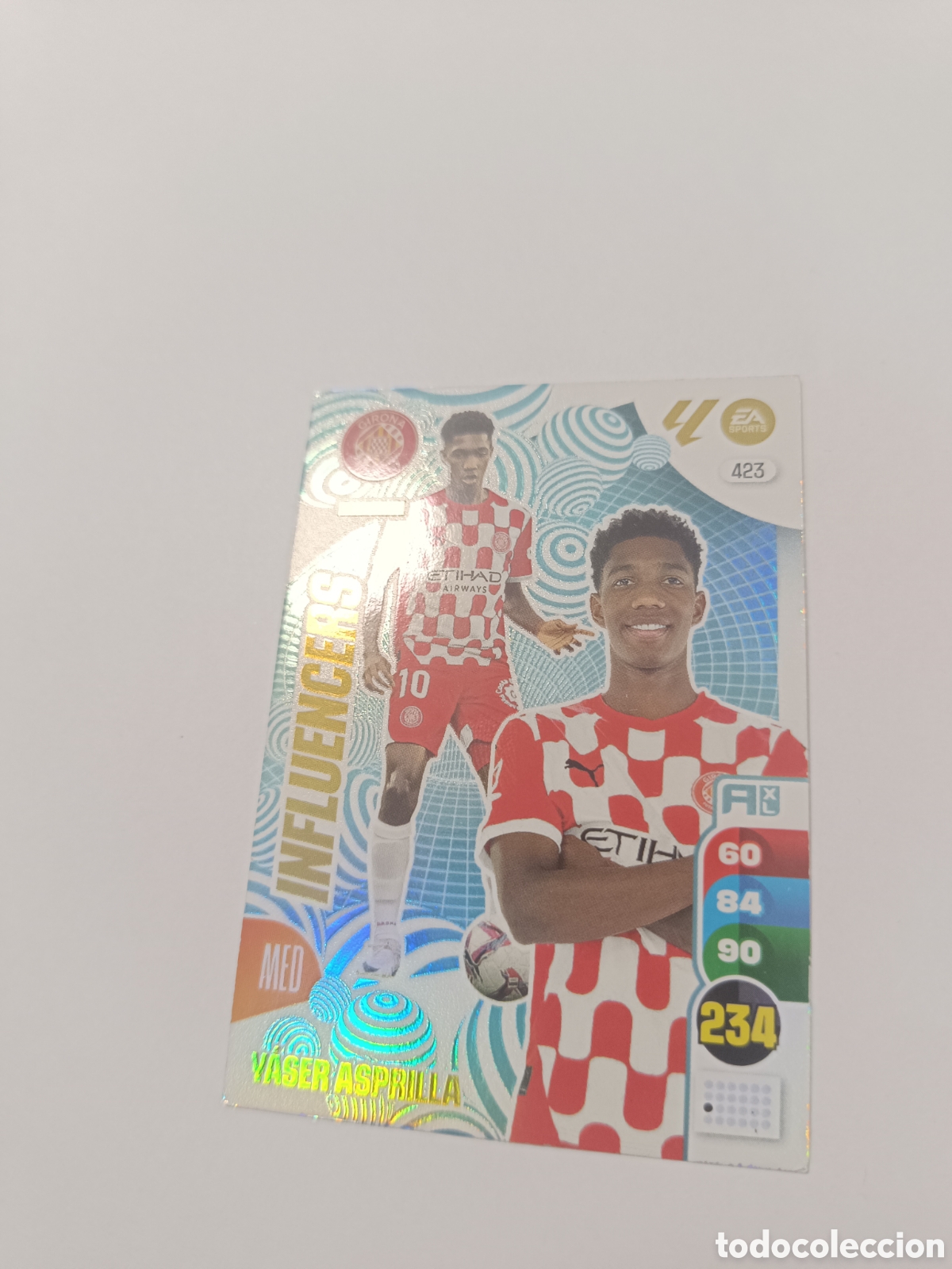 Cromos de f&uacute;tbol: Adrenalyn 24-25 influencers asprilla 423
