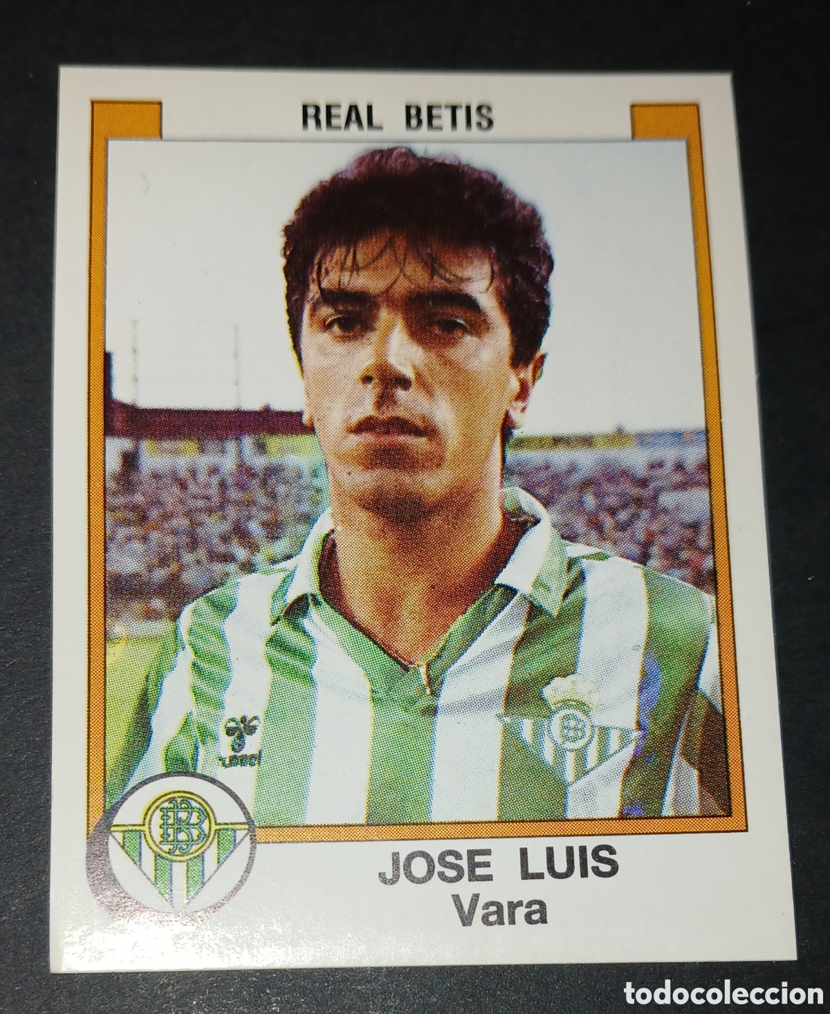 Cromos de f&uacute;tbol: Cromo 72 Jose Luis Vara (Real Betis) F&uacute;tbol 88 87-88 1987-1988 Panini sin pegar nunca pegado