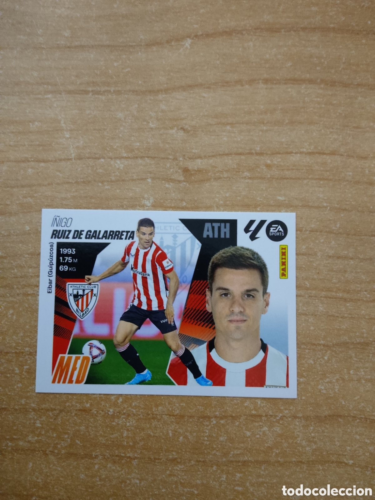 Cromos de f&uacute;tbol: 13 RUIZ DE GALARRETA ATHLETIC CLUB LIGA ESTE 2025 2026