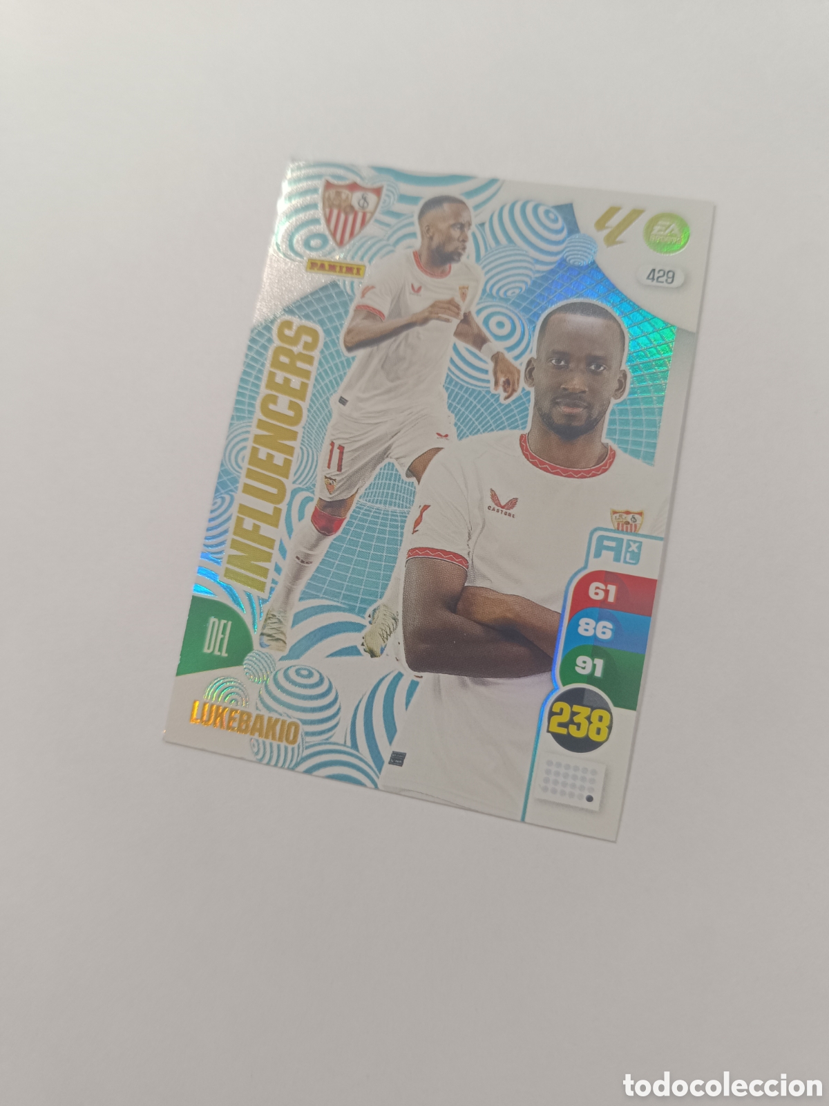 Cromos de f&uacute;tbol: Adrenalyn 24-25 influencers lukebakio 429