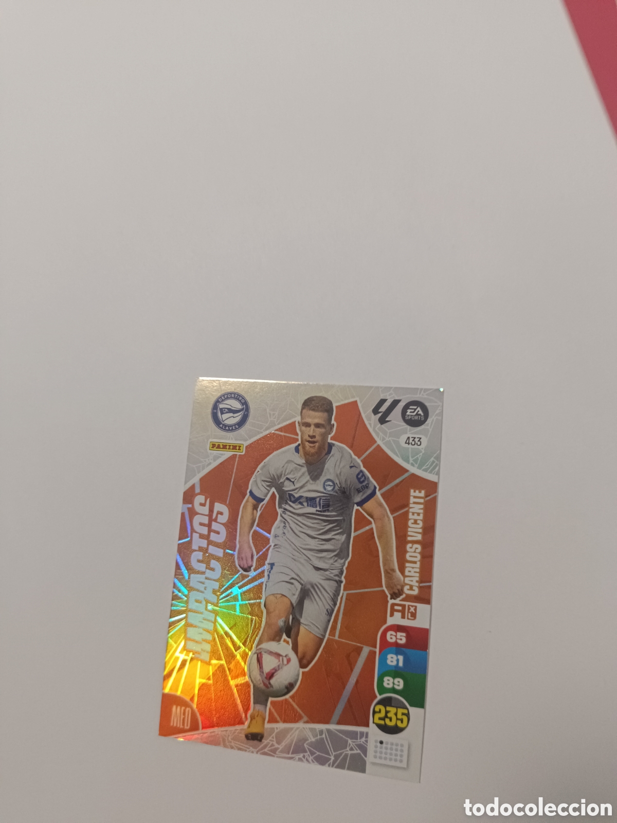 Cromos de f&uacute;tbol: Adrenalyn 24-25 433 impactos Carlos vicente