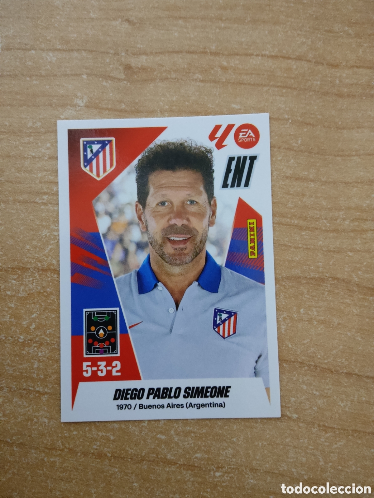 Cromos de f&uacute;tbol: 2 DIEGO PABLO SIMEONE ATLETICO MADRID LIGA ESTE 2025 2026