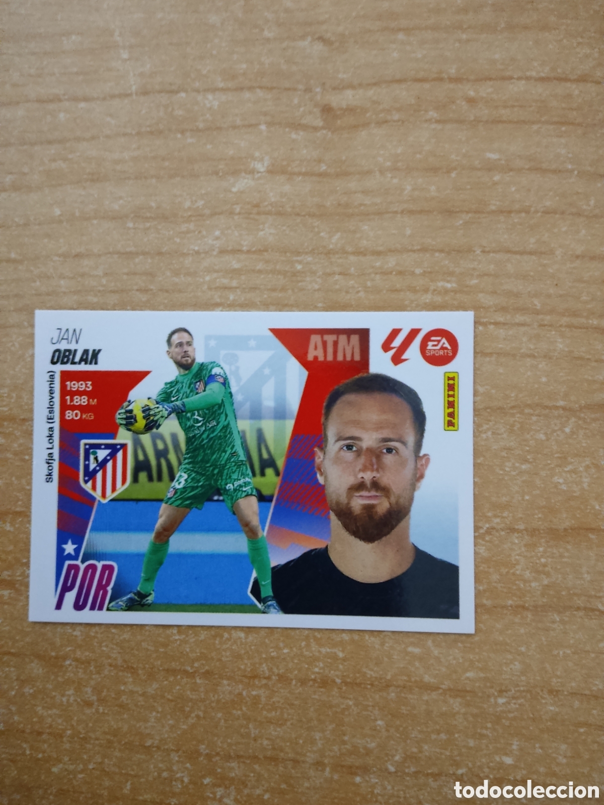 Cromos de f&uacute;tbol: 3 OBLAK ATLETICO MADRID LIGA ESTE 2025 2026