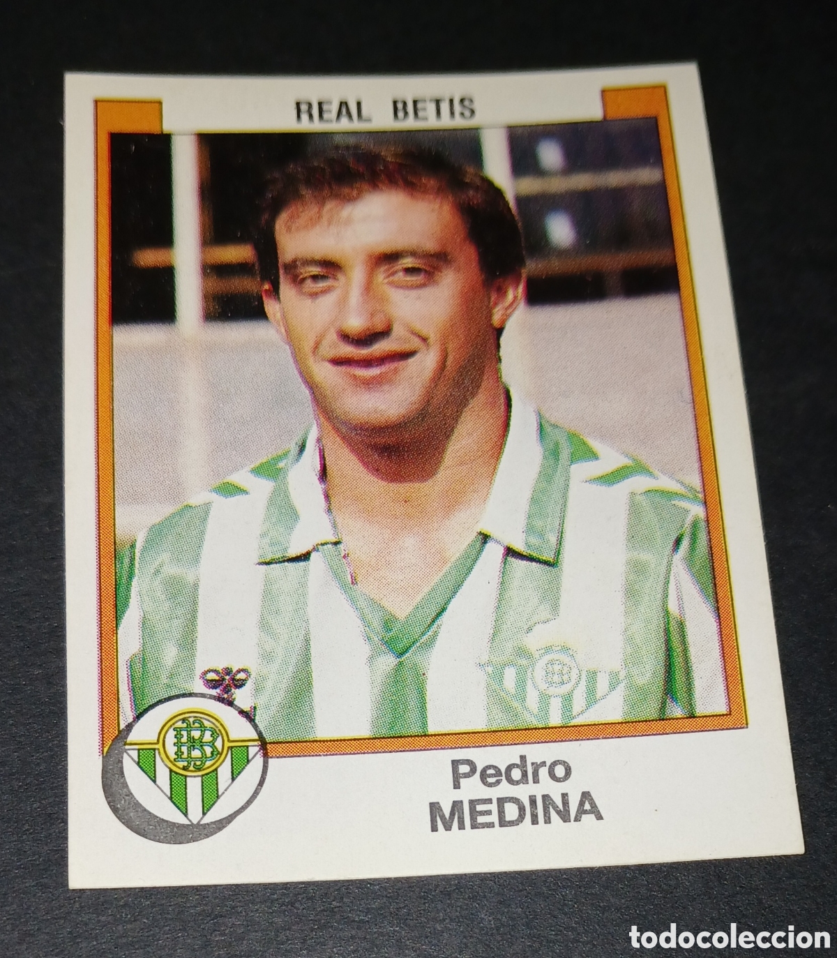 Cromos de f&uacute;tbol: Cromo 73 Pedro Medina (Real Betis) F&uacute;tbol 88 87-88 1987-1988 Panini sin pegar nunca pegado