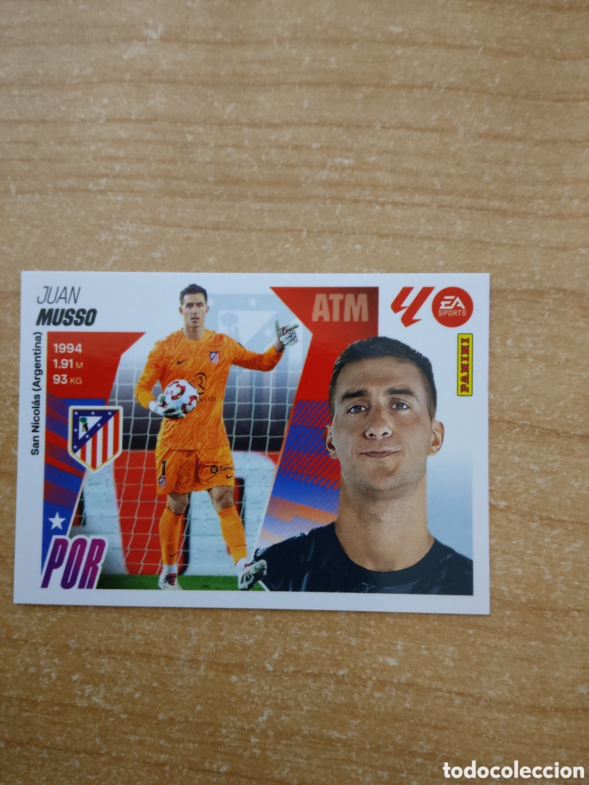 Cromos de f&uacute;tbol: 4 MUSSO ATLETICO MADRID LIGA ESTE 2025 2026
