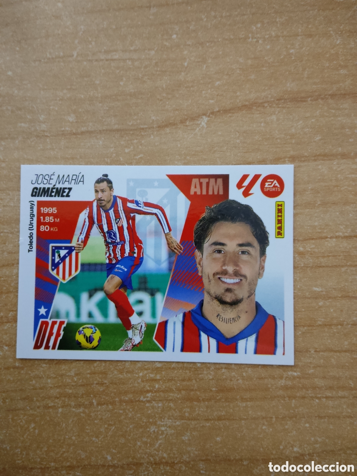 Cromos de f&uacute;tbol: 6 GIMENEZ ATLETICO MADRID LIGA ESTE 2025 2026