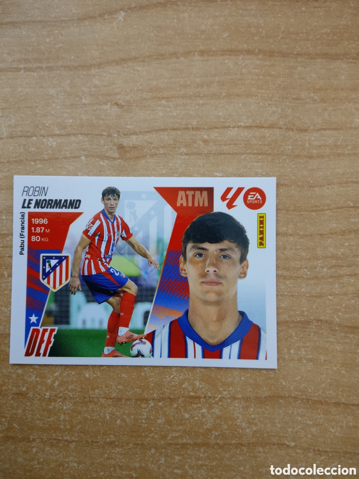 Cromos de f&uacute;tbol: 7 LE NORMAND ATLETICO MADRID LIGA ESTE 2025 2026