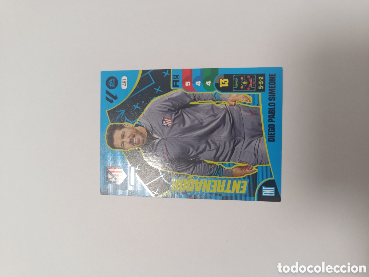 Cromos de f&uacute;tbol: Adrenalyn 24-25 entrenador 481 Simeone