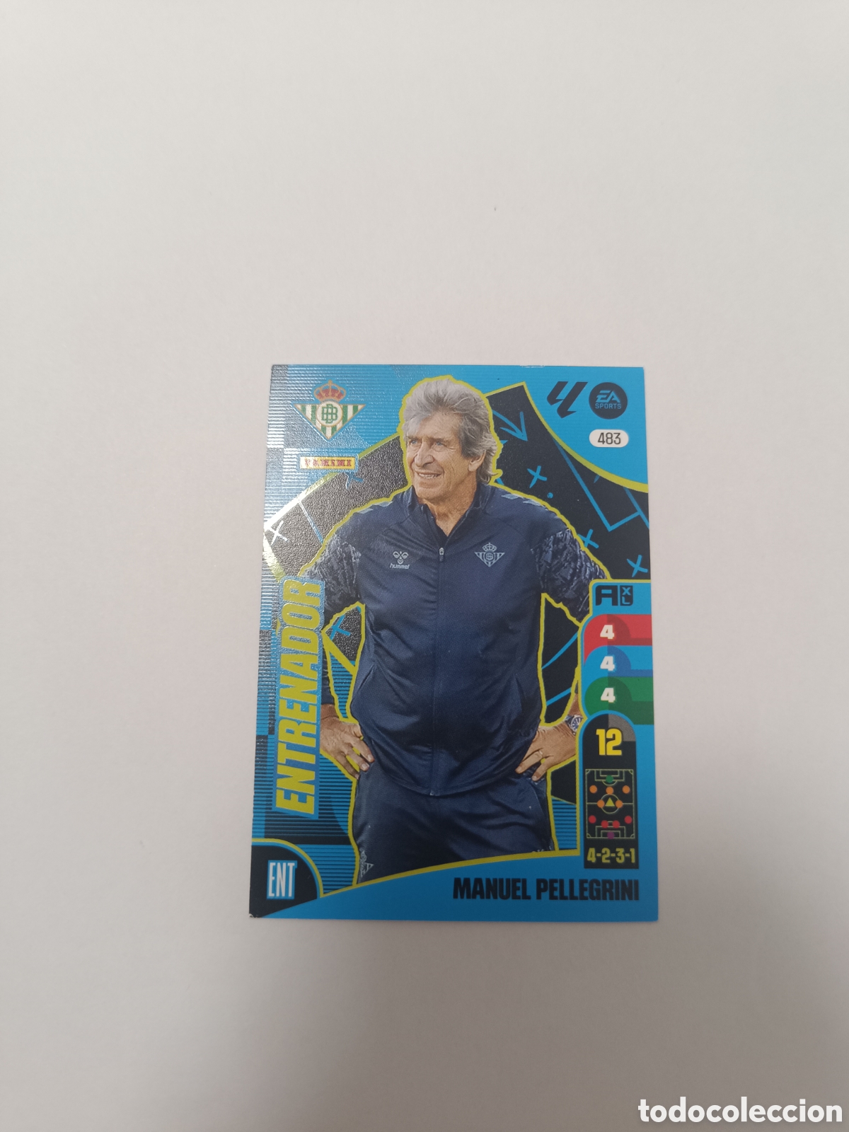 Cromos de f&uacute;tbol: Adrenalyn 24-25 entrenador 483 pellegrini