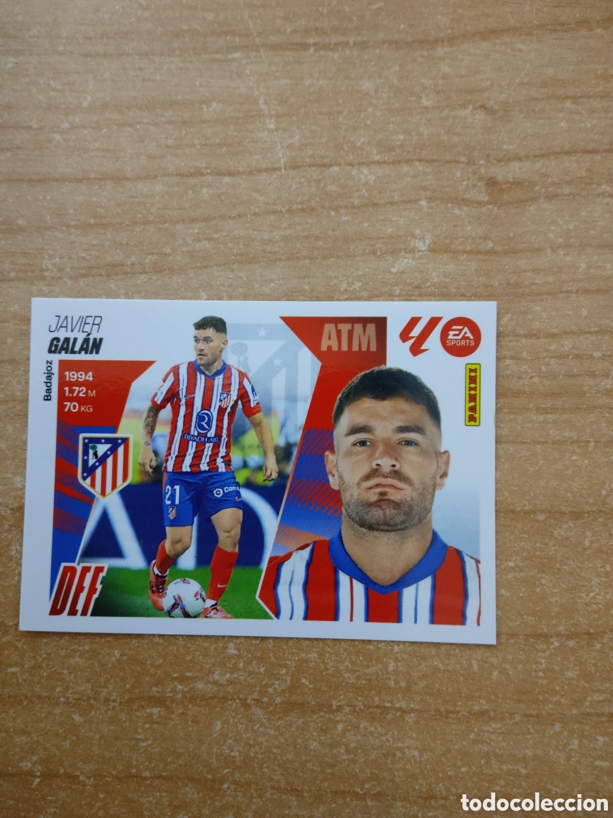 Cromos de f&uacute;tbol: 9 GALAN ATLETICO MADRID LIGA ESTE 2025 2026
