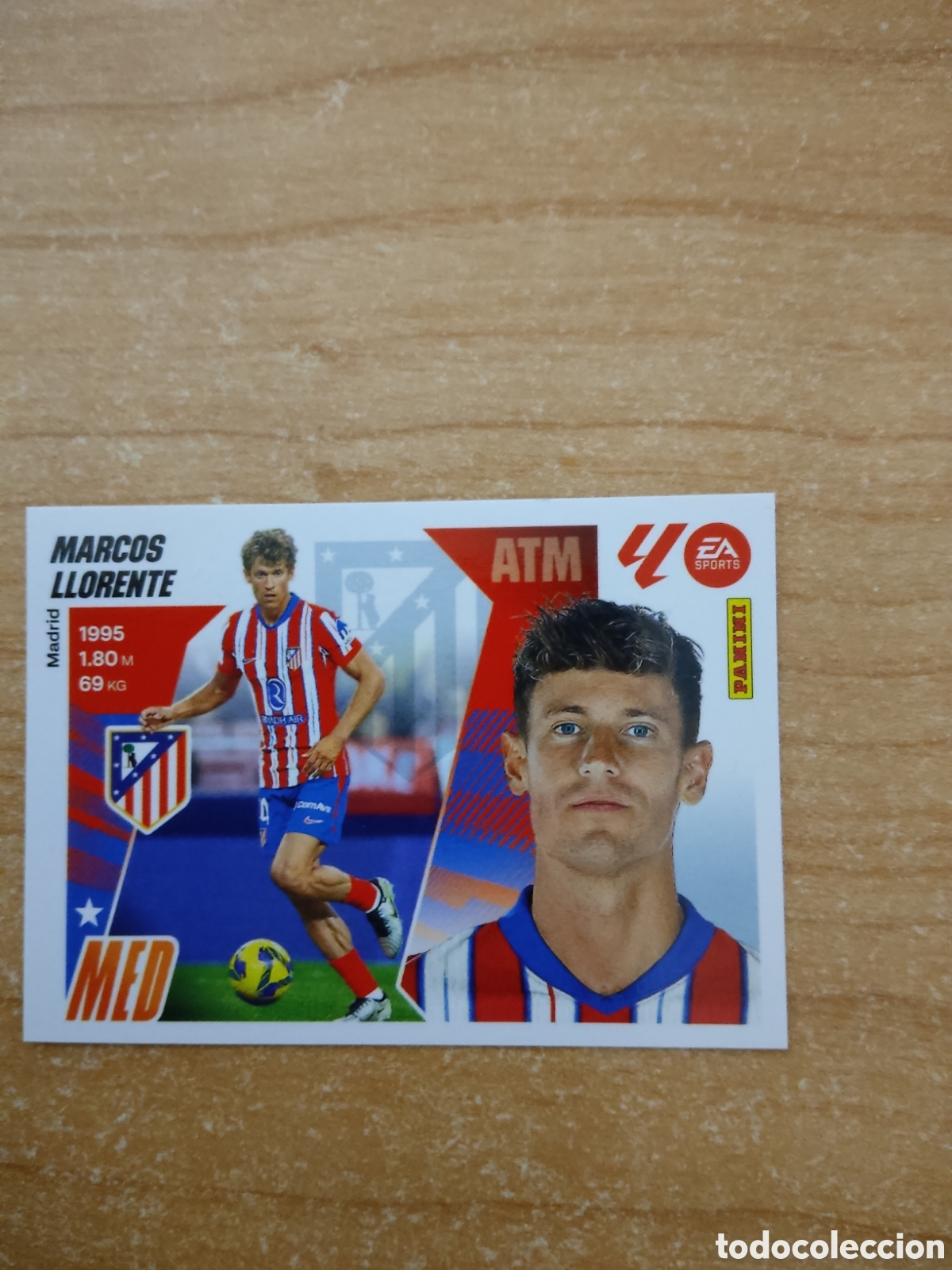 Cromos de f&uacute;tbol: 11 MARCOS LLORENTE ATLETICO MADRID LIGA ESTE 2025 2026