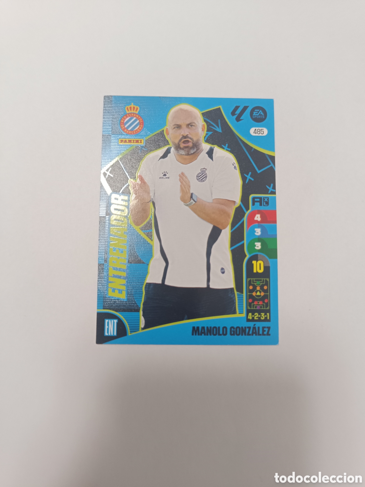 Cromos de f&uacute;tbol: Adrenalyn 24-25 entrenador 485 manolo gonzalez